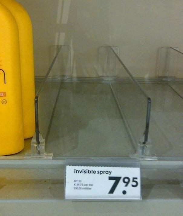 Näkymätön Spray