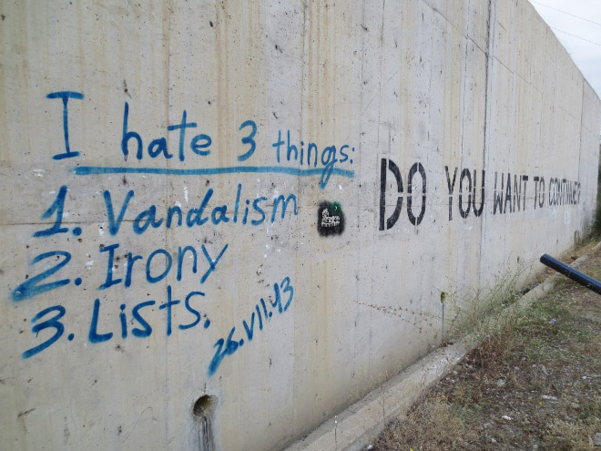 Vihaan Vandalismia Ja Muutakin